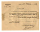 VP20.000 - PARIS 1947 - Quittance Du Crédit Foncier De France - Mr H. LAROQUE - LATOUR / Me HILLERITEAU Notaire à LUCON - Banco & Caja De Ahorros