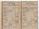 VP20.004 - PARIS X LUCON 1946 - 2 Quittances Du Crédit Foncier De France - Mme MARTIN - DECAEN Née De L'ESPINAY - Banco & Caja De Ahorros