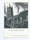 St.ives Parish Church Cornwall   Postcard Unused  Scraperboard Piece - St.Ives