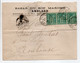 - Lettre BAZAR DU BON MARCHÉ AMBLARD, MENTON Pour TOULOUSE 4 OCT 1892 - Bande 3 X 5 C. Vert Type Sage - - 1877-1920: Semi Modern Period