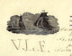 ENTETE VICTOR LE FRANCOIS  St Pierre Miquelon  Navire Courriciade Morlaix Boucauts De Morue Allant à La Martinique . - 1800 – 1899