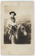 Cpa Carte-photo Homme Sur Cheval, Cowboy (prise En Studio, Ou Fête Foraine), Postée De Saint-Louis, Missouri, Vers Nice - Altri & Non Classificati