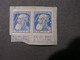 Belgien , 76 Pair  (*)   Briefstück    Perfin  AB - 1905 Thick Beard