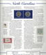 Etats-Unis - Feuillet "Etat" - 2 Quarters FDC 1999 (Philadelphie Et Denver) Et 3 Timbres Neufs - North Carolina - Non Classés