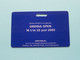 2002 ORDINA OPEN - Player CHRISTOPHE ROCHUS Belgium / Competitor CARD ( See Scan ) NO Lanyard - Altri & Non Classificati