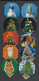 Switzerland, Coffee Cream Labels, Christmas Trees And Decorations, Lot Of 20. - Milk Tops (Milk Lids)