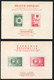 TAIWAN R.O.C. - 1962  80c-$3.20 10th Anniv 4H Club And 80c-$3.20 15th Anniv UNICEF.Miniature Sheets  MNH. - 1945 Occupazione Giapponese