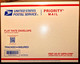 2020 USA Priority Mail - Flat Rate Envelope - Registered Bar Code Barcode - 12 1/2" X 9 1/2" - 2011-...