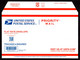 2020 USA Priority Mail - Flat Rate Envelope / Tracked Insured - Registered Bar Code Barcode - 10x6" - 2011-...