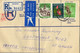 1967 AFRICA DEL SUR , SOBRE CERTIFICADO POR CORREO AÉREO , ESTCOURT - ST. GALLEN , FRANQUEO COMPLEMENTARIO - Lettres & Documents