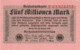 GERMANIA  - 5 MILLIONEN  MARK  1923 - P-105/1, Ros:R-104a - UNC - 5 Millionen Mark