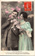 Fantaisie - Couple Séduction Fleurs - Série A&S / AS N°508 - Coppie