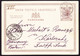 1891 GZ Karte 3c Gestempelt Hong Kong Nach Karlsruhe. Ankunftsstempel. Kleiner Eckbug Oben Links - Covers & Documents