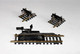 FLEISCHMANN HO, LOT RAIL DECROCHAGE DECOUPLEMENT N6014 + 2 HEURTOIR BUTOIR N6004 /MINIATURE FERROVIAIRE TRAIN (2105.173) - Vías Férreas