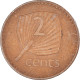 Monnaie, Fidji, 2 Cents, 1969 - Fidschi