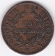 Chile. 1 Centavo 1853 . En Cuivre. KM# 127 - Cile