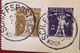 Seltene Bodensee Schiffpost RORSCHACH-LINDAU 1913 (Bayern) Auf Schweiz Tellknabe Ganzsache(Brief Ship Mail Lac Constance - Covers & Documents