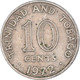 Monnaie, Trinité-et-Tobago, 10 Cents, 1972 - Trinidad En Tobago