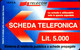 SCHEDA TELEFONICA TELECOM USO SPECIALE INSIEME OSPEDALE VERSIONE PROVA ARC - Special Uses