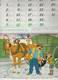 Delcampe - Tintin - Calendrier Scout FSC, Année 1980, Reprenant 12 Illustrations De Hergé / Casteman-Tournai 1979 - Hergé