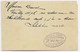 SUISSE HELVETIA 5C SUR ENTIER 5C POSTKARTE AMBULANT N° 10 1895 + GRIFFE CHAUX DE FONDS - Lettres & Documents