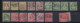 PERFIN / PERFO Suisse  /  Switzerland  1883   15  Stamps All Different Combinations ; Details See 2 Scans ! LOT 105 - Perfin