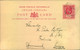 1907, 5 Cent Stationery Used From COLOMBO To Denmark - Ceylon (...-1947)