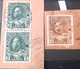 Stamps 1911-1935 Reign Of George V Canada Lot 2c Pair And 10c  Imperforated One Side Used Stamps - Other & Unclassified