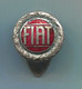 FIAT - Car Auto Automotive, Old Pin Badge Abzeichen Button Hole, Enamel - Fiat