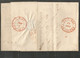 Pays-Bas - LAC De AMSTERDAM Du 13/1/1843 Vers ST NICOLAS  + Verso "Pays-Bas Par Anvers" - ...-1852 Vorläufer