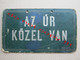 AZ ÚR KÖZEL VAN - Old Religious Board Made Of Thick Cardboard ( 22,2 X 13 Cm ) - Arte Religiosa