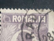 Delcampe - Errors Romania 1922 Ferdinand 1leu Printed With Frame Broken Up - Abarten Und Kuriositäten