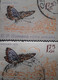 Delcampe - Errors Romania 1960 # Mi 1923 Printed With Move Color Butterflies  Used - Plaatfouten En Curiosa