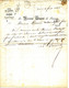 1848 ENTETE MINISTERE DES FINANCES  DEPARTEMENT MAYENNE RECEVEUR GENERAL DES FINANCES => Forges  Port Brillet Mayenne - Documents Historiques