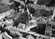 30-ALZON-L'EGLISE ET LA PLACE VUE DU CIEL - Autres & Non Classés