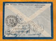 1936 - Entier Postal P. Aérienne 36 C Petit Format De Saigon Vers LHERMITAGE, Ille Et Vilaine - Retour - Daguin - Brieven En Documenten