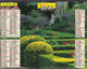 Calendrier De La Poste, Almanach Du Facteur: NORD, 2001: Jardins Fleuris, Jardin Anglais, Ed. Lavigne - Grand Format : 2001-...