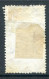 New Zealand 1882-1930 QV Longtype Fiscal Revenue - P.12½ - Wmk. 7mm - 4/- Brown-rose Postally Used (SG F37) Sealed Tear - Postal Fiscal Stamps