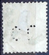 Schweiz Suisse 1901: 14 Vertikalzähne KZ II Zu 72E Mi 64YD Yv 77 (3 Fr) ⊙ GENÈVE 1.VII.04 Avec PERFIN (Zu CHF 30.00) - Perfins
