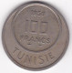 Tunisie Protectorat Français . 100 Francs 1950 - AH 1370. En Cupronickel - Tunesië