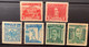 Cuba Republic Air Post Sc.C24-29 XF MNH ** 1937 Airmail Set  (Simon Bolivar, American Writers & Artists Art Literature - Poste Aérienne