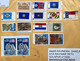 USA 2022, PAINTING,FLAG,MAN ON MOON, POET KIT CARSON ,SACAGAWEA ,16 DIFFERENT STAMPS !!! LOOK ! USED COVER TO INDIA - Storia Postale