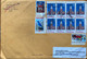 USA 2022, BUILDING,ARCHITECTURE,BIRD ,SHIP, BULL,COSTUME,CHRISTMAS,VACATION,CHILDREN ENJOY! 10 STAMPS USED COVER TO INDI - Storia Postale