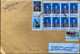 USA 2022, BUILDING,ARCHITECTURE,BIRD ,SHIP, BULL,COSTUME,CHRISTMAS,VACATION,CHILDREN ENJOY! 10 STAMPS USED COVER TO INDI - Covers & Documents