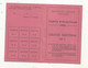 JC, Carte D'électeur ,1952 , Mutualité Sociale Agricole , Collége électoral N° 1 , NOUATRE,  Indre Et Loire, 2 Scans - Ohne Zuordnung