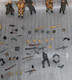 1/35 GROS LOT PERSONNAGES ET ACCESSOIRES - Militari