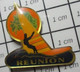 1322 Pin's Pins / Beau Et Rare / THEME : SPORTS / PLANCHE A VOILE REUNION REPAS POUR LES REQUINS - Vela