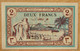 TUNISIE - 2 Francs 1943 - Protectorat Français - Tunisie