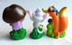 Lot 3 Figurines DORA Mattel Viacom 2003 6 Chipeur Babouche - Figurine In Plastica