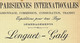 1896 ENTETE MESSAGERIES PARISIENNES INTERNTIONALES Longuet Galy EXPEDITIONS POUR TOUS PAYS Rouen  Pour Roanne V.SCANS - 1800 – 1899